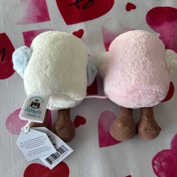 Jellycat NWT Pink and White Toastie Marshmallows Set - Picture 5 of 7